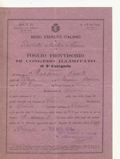 D060 foglio di congedo - -,