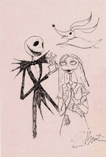 Tim Burton disegno concept