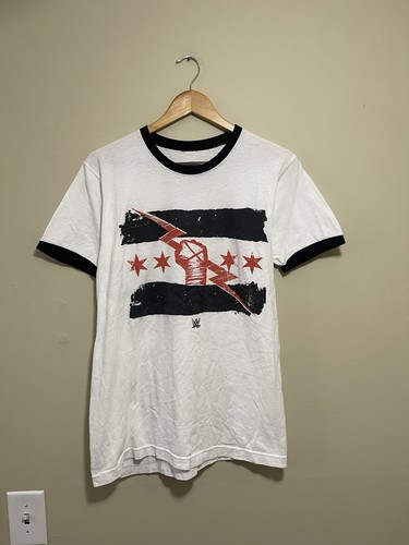 Wwe punk ringer shirt - wwe,