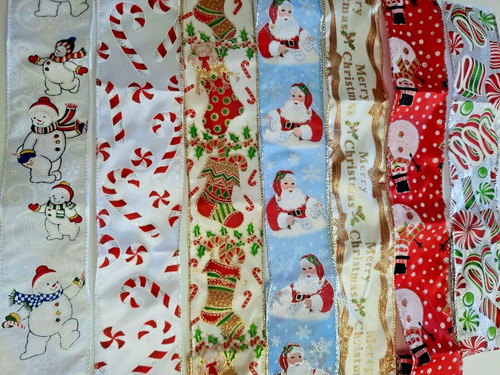Nastro natalizio con filo - ,