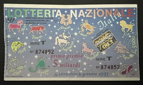 Biglietto lotteria nazionale - lotteria,