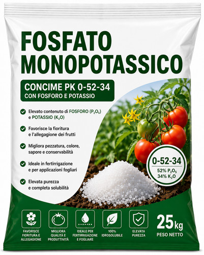 Fosfato monopotassico 34 - fosfato, 0-52-34