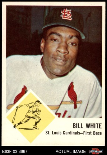 1963 fleer bill white - bill,