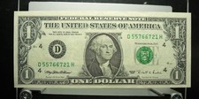 Banconota USA 1 Dollaro Serie