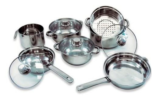 Set pentole pezzi per - set, di