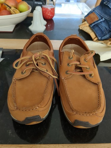 Scarpe abbronzate occhielli - abbronzate,, 3