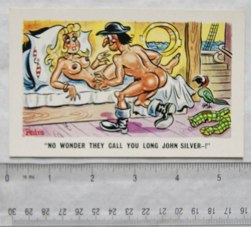 Vintage comic postcard - vintage,