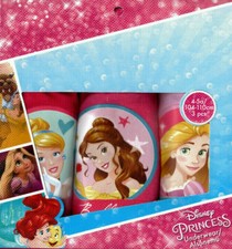 Tris slip mutandine bimba "PRINCIPESSE DISNEY" taglia  2/3 - 4/5 - 7/8 anni