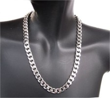 COLLANA GIROCOLLO CATENA DIAMANTATA MISURA 2