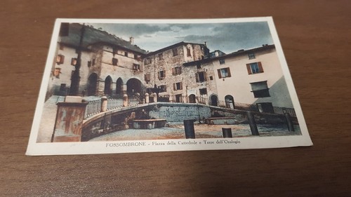 Cartolina fossombrone piazza - cartolina,