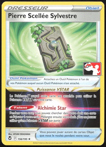 Carte pokémon pierre scellée - carte,