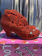 Cuori rossi glitter irregolari