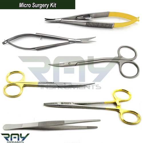 Kit microchirurgia castroviejo - microchirurgia,
