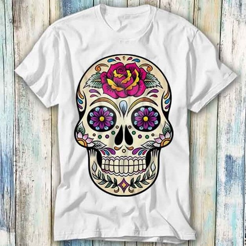Shirt mandala sugar skull - mandala,