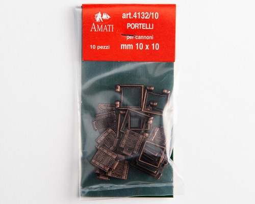 Portelli per cannoni - 10x10, mm