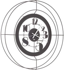 orologio in metallo nero