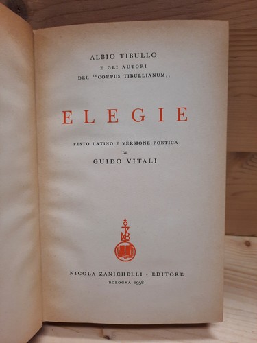 Albio tibullo elegie - tibullo",