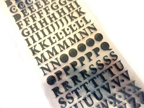 Minilabel lettere adesive - lettere,