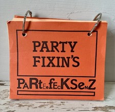 VTG Recipe Card Flipbook Party