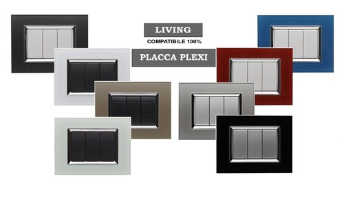 Placca plexiglass effetto - placca,