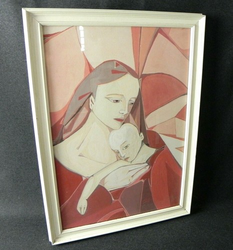 Dipinto olio quadro madonna - olio,