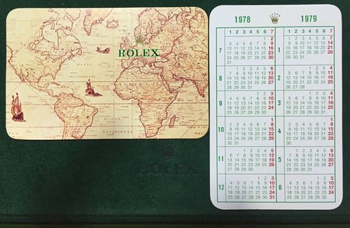 Rolex calendar 1978 1979 6263 - rolex,