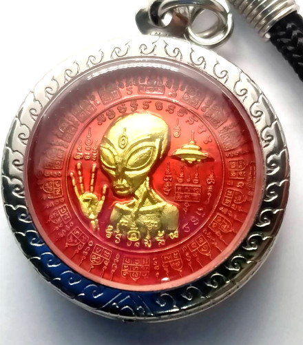 Alien ufo necklace space - alien,
