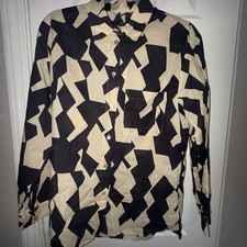 Zara Black/Ivory Pattern Shirt