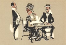 D3138B) CARTOLINA PUBBLICITARIA DANESI CAFFE'