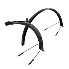 Coppia parafanghi bici CITY BIKE 26/28" x 53 mm Nero MVTEK