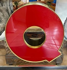 Vintage Q Red  And Gold Trim