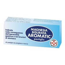 Magnesia Bisurata Aromatica 40 Compresse - Trattamento Sintomatico Iperacidità 