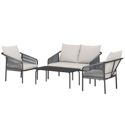 Outsunny set giardino rattan - giardino,