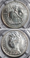 Italia 5000 lire, 1995 600°