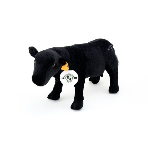 Mucca peluche angus - angus, big