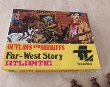 soldatini atlantic 1 32  Banditi E Sceriffi 1214 Scatola Copia