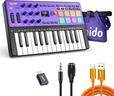 Synido USB C Ricaricabile MIDI