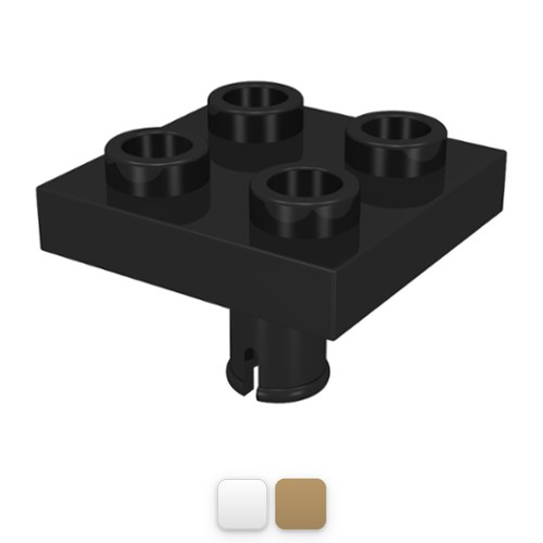 Piastra lego modificata 2x2 - lego,