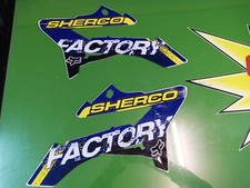 Grafiche crystal Honda cr crf 125 250 450 Husqvarna Sherco + 100 stikers vari
