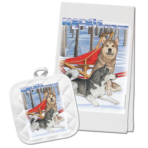 Set regalo porta - , strofinacci