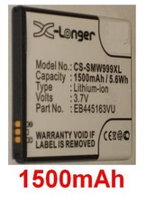 BATTERIE 1500mAh Tipo EB445163VU Per Samsung Omnia M