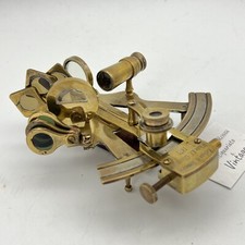 Sestante Nautico in ottone Lucido Vintage stile antico marino Strumento