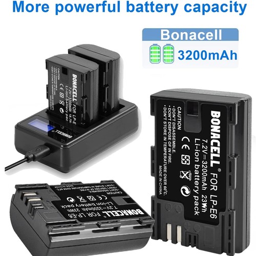 Batteria per canon - lp-e6,