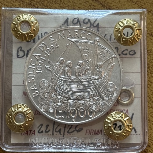 Moneta italia 1000 lire - italia,