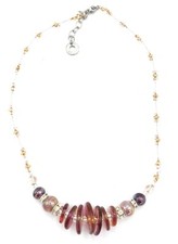 Collana Donna Antica Murrina  Vetro di Murano Made in Italia Art VP 79