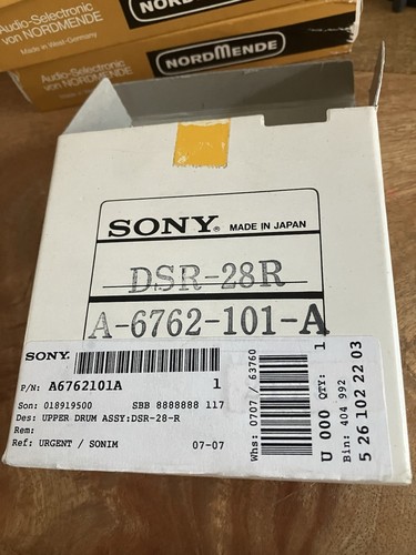 Sony dsr 6762 101 - sony, dsr-28-r