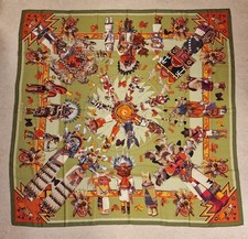Foulard Hermès "Kachinas"