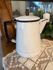 Vintage Enamelware Coffee Pot