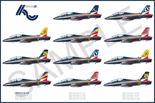 Aermacchi 339a squadron - aermacchi, mb-339a