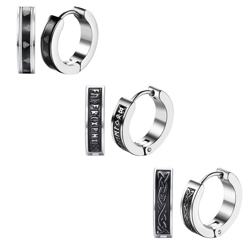 Pezzi orecchini huggie uomo - 6,